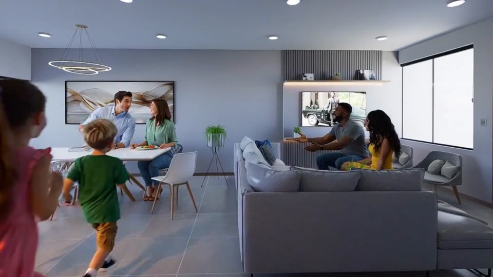 El living comedor donde nacen los mejores recuerdos